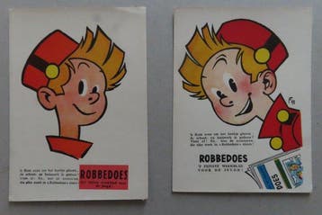 Spirou / Gaston - 14 Ansichtkaarten