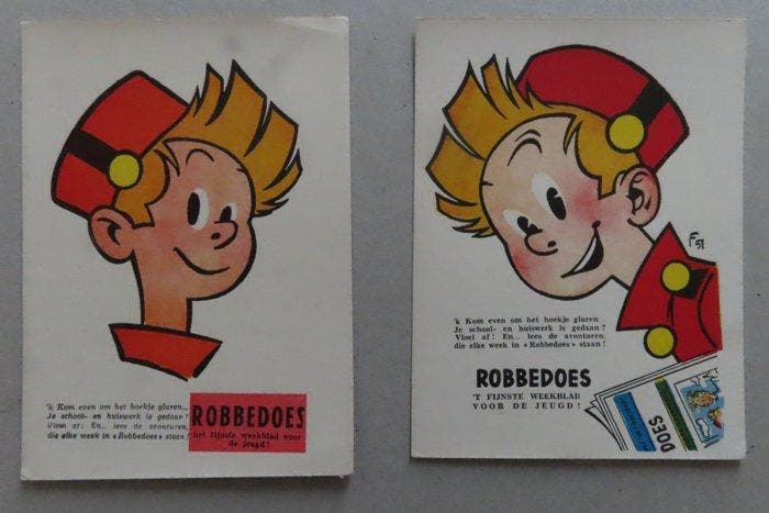 Spirou / Gaston - 14 Ansichtkaarten, Livres, BD
