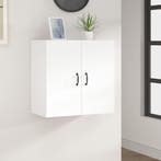 vidaXL Wandkast 60x31x60 cm bewerkt hout wit, Huis en Inrichting, Verzenden, Nieuw