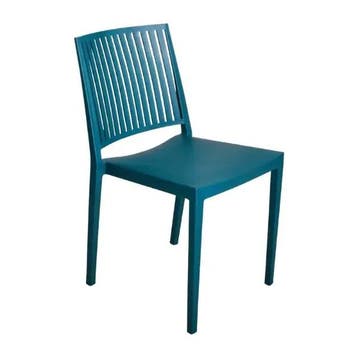 Stoelen | BALTIMORE | Kunststof | Blue | In-/Outdoor |, Verzenden