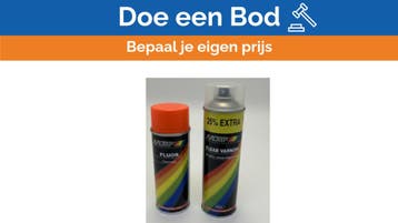 Bieden: Motip Marine Spray Paint Set Fluorescent, Ophalen of Verzenden
