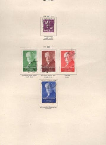 Norvège 1855/1938 - Collection norvégienne