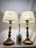 Lampe de table (2) - Laiton, Métal