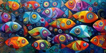 Felix van Horst - Oceanic Overture (XXL), Antiek en Kunst, Kunst | Schilderijen | Modern