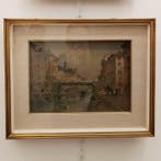 Giuseppe Riva (1861-1948) - Navigli di Milano