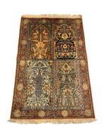 Kaschmir - Vloerkleed - 94 cm - 62 cm - Zijde, Huis en Inrichting, Nieuw