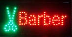 Barber kapper lamp LED verlichting reclame bord lichtbak #A4, Maison & Meubles, Verzenden