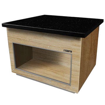 Neutraal Buffetmeubel | PREMIUM LINE | Houtlook/Graniet |, Verzenden, Nieuw in verpakking