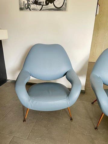 Poltrona Frau - Fauteuil (2) - Poltrona Frau DU55 - Cuir