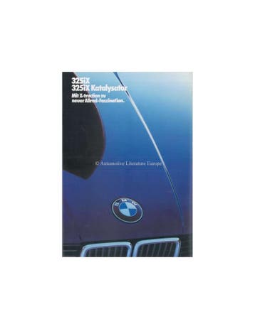 1986 BMW 3 SERIE 325IX BROCHURE DUITS, Ophalen of Verzenden