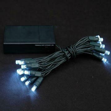 Kerstverlichting op batterij - 3,5 meter - 30 LEDs -, Verzenden, Nieuw, Kabel of Snoer