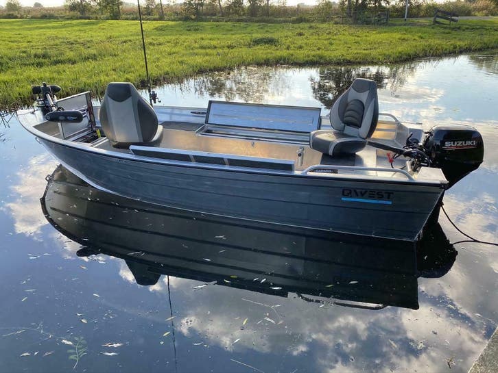 Qwest Marine aluminium boot aanbod vanaf €. 1450,- incl BTW, Watersport en Boten, Vis- en Consoleboten, Buitenboordmotor, 10 tot 30 pk