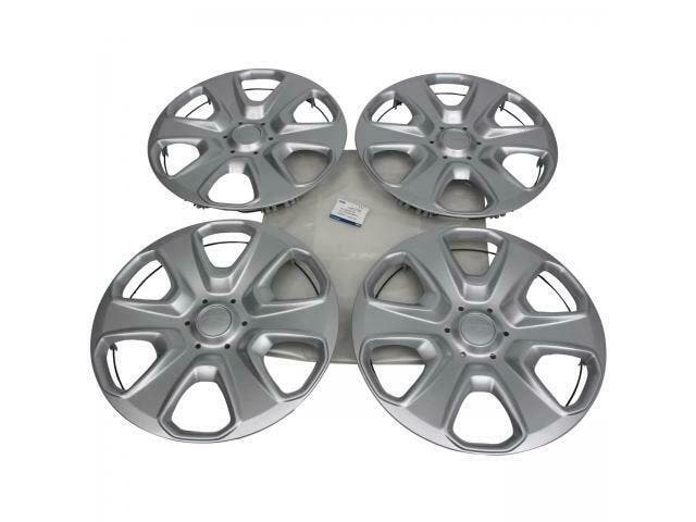 4x ORIGINELE Ford wieldoppen set ZILVER 15 inch TOURNEO TRAN, Autos : Pièces & Accessoires, Pneus & Jantes, Enlèvement ou Envoi